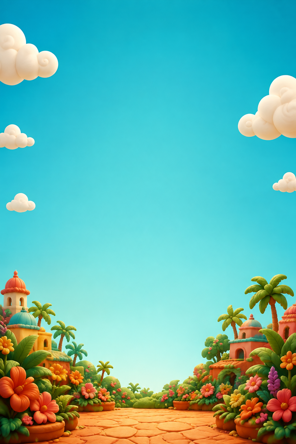 A colourful garden path in the world of Jump and Stack