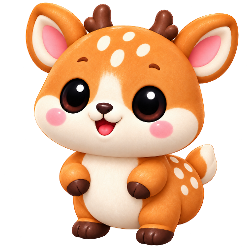 Willow, a spotted deer